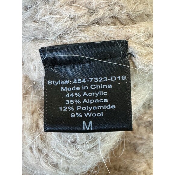 Jenni Kayne Alpaca Blend Oversized Cocoon Cardigan Women’s Sz M Oatmeal Buttons - Picture 8 of 13